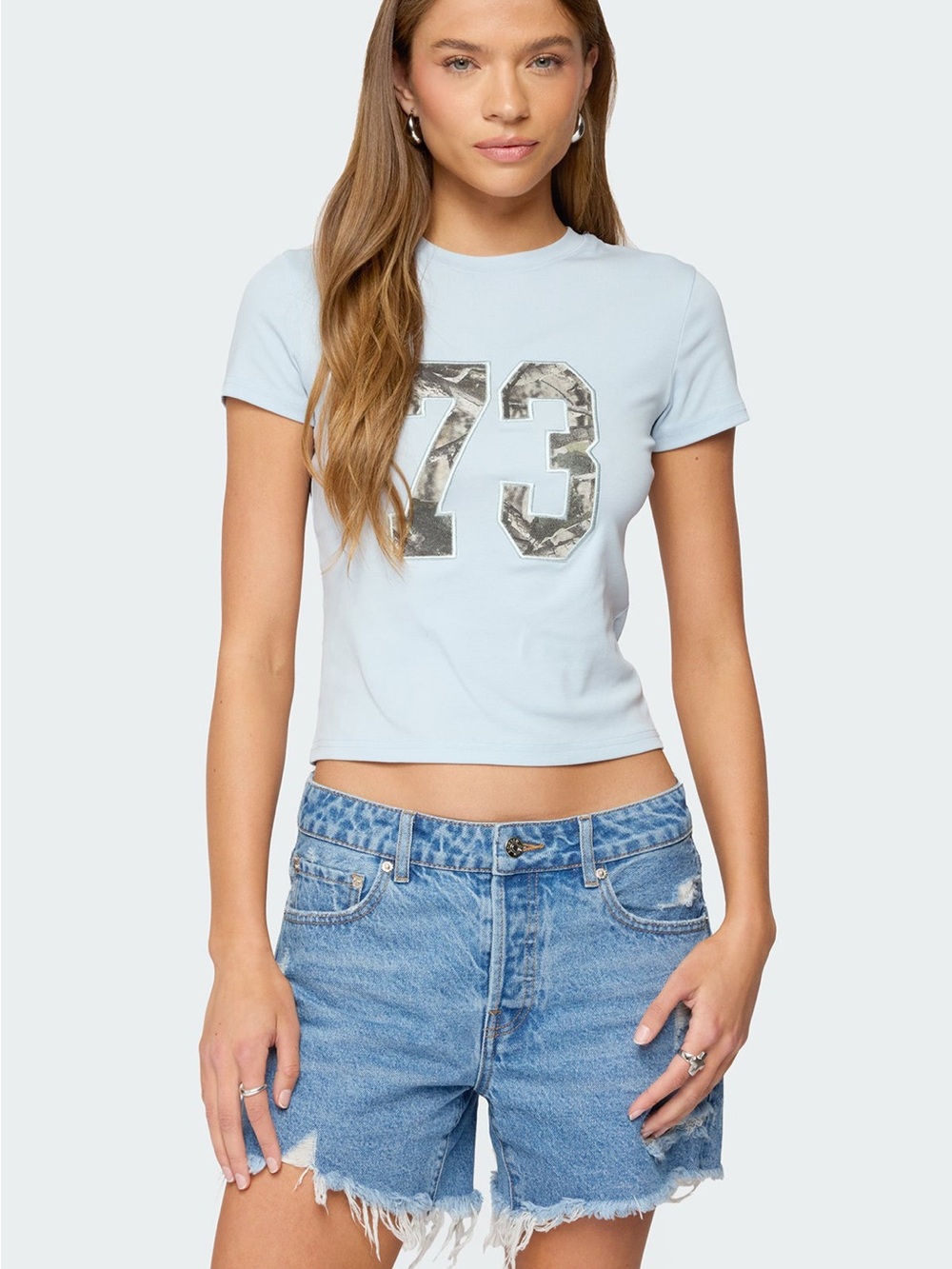 Edikted camo shirt M